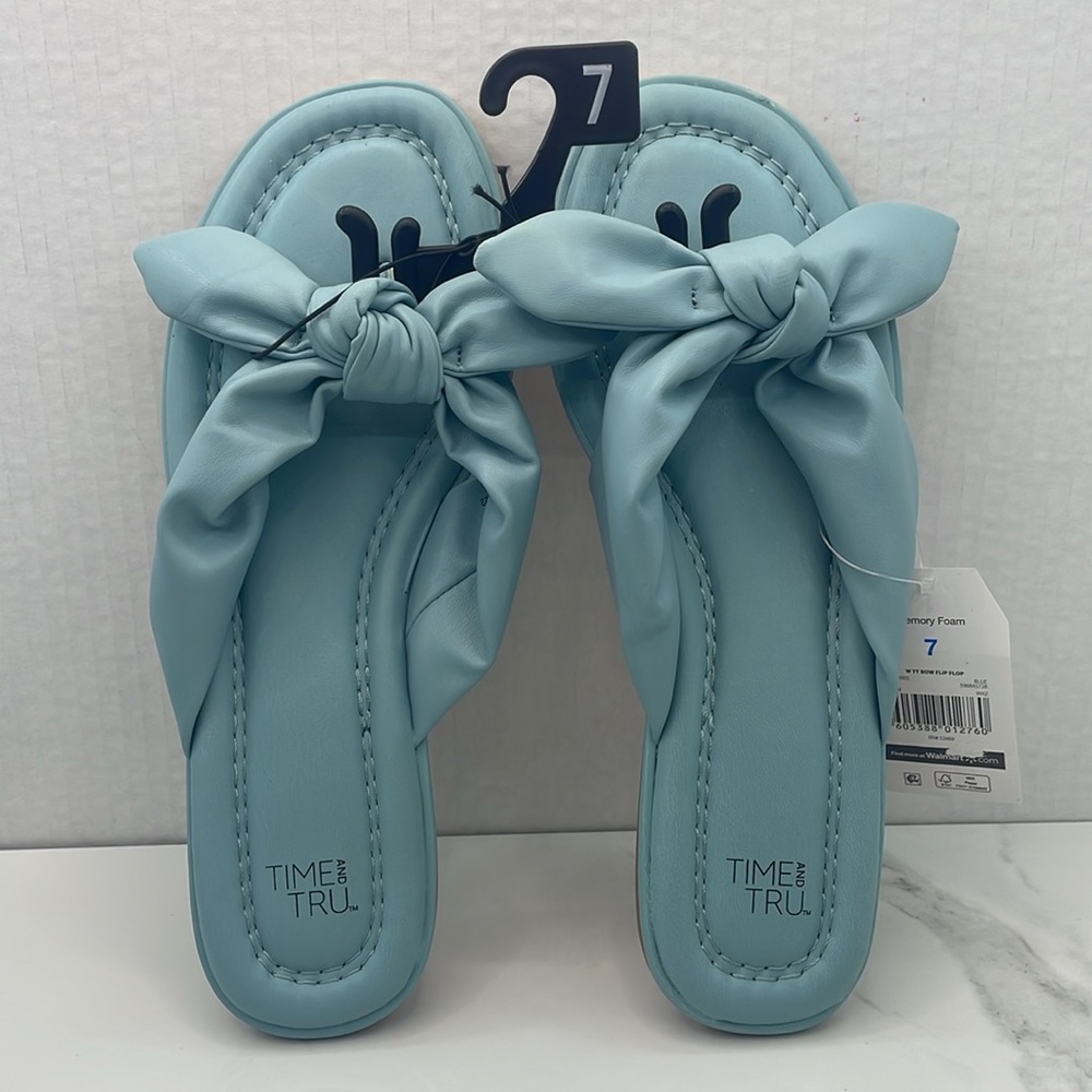 Blue sandals from Time & Tru